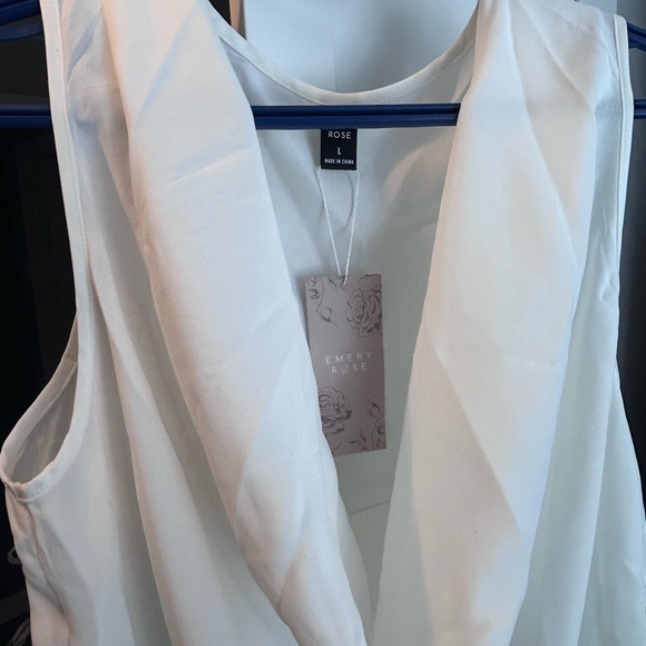 Large emery rose white blouse. Never worn. Brand new. Tags on. - Picture 3 of 3